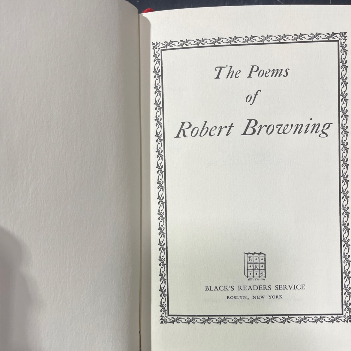 the poems of robert browning book, by robert browning, 1932 Hardcover image 2