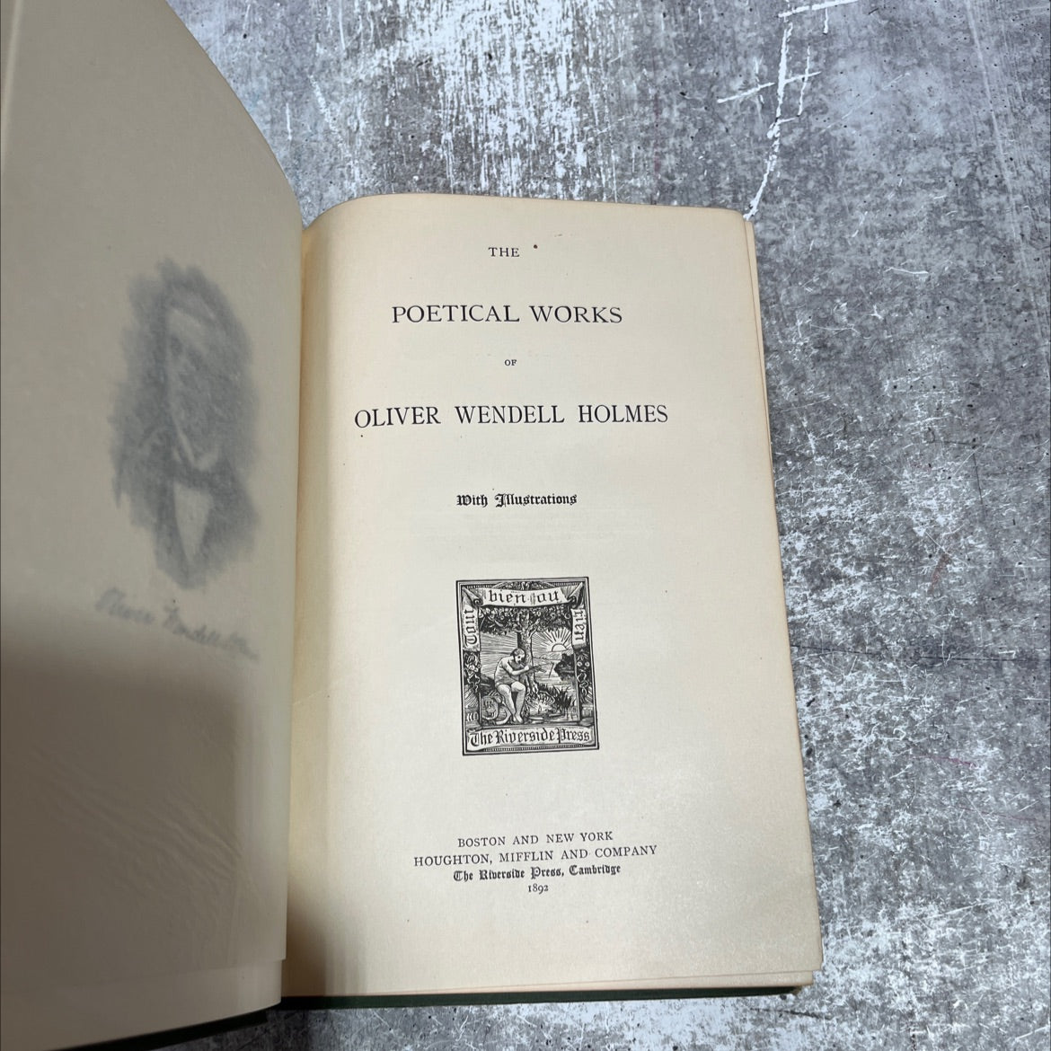 the poetical works of oliver wendell holmes book, by oliver wendell holmes, 1892 Hardcover image 2