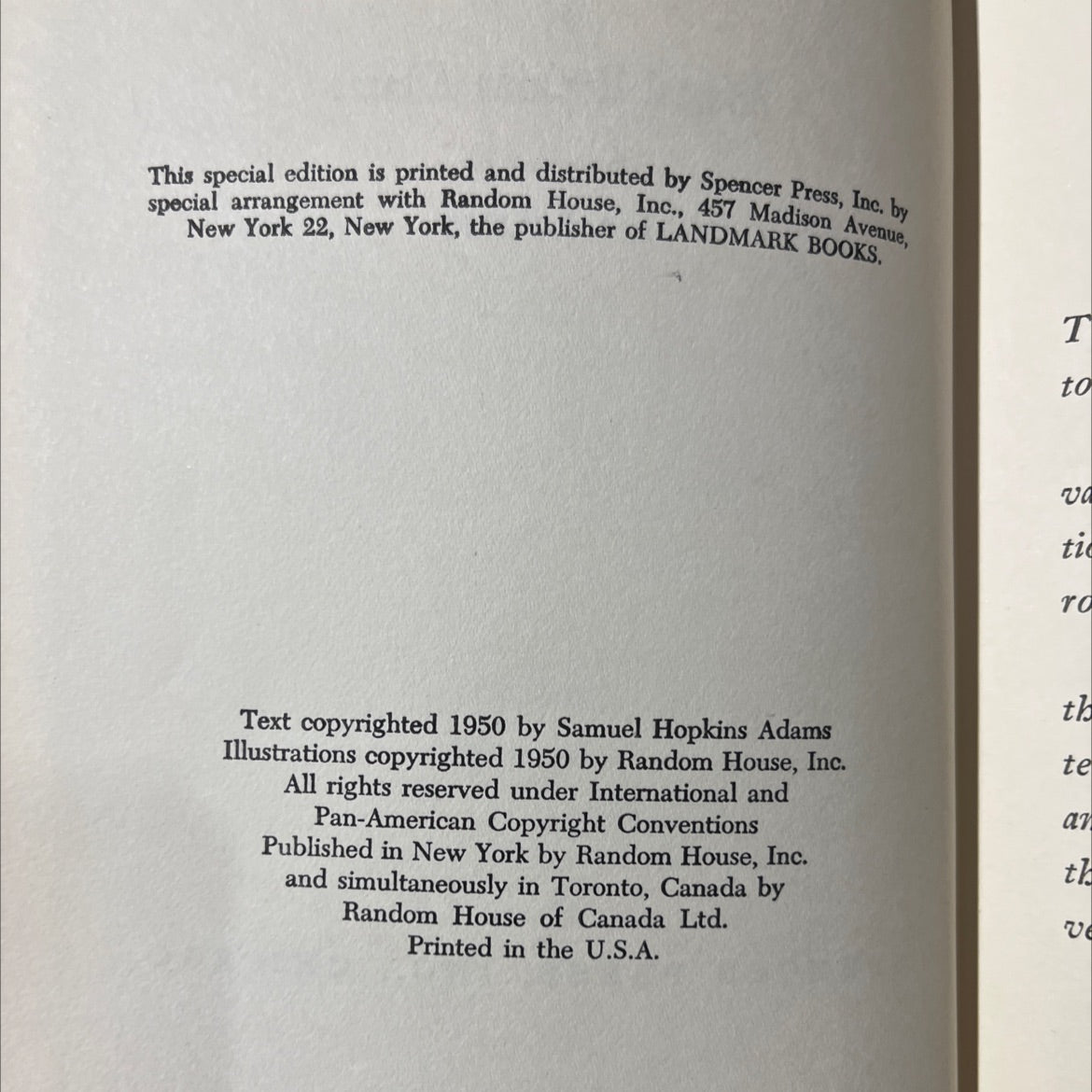 the pony express book, by Samuel Hopkins Adams, 1950 Hardcover image 3