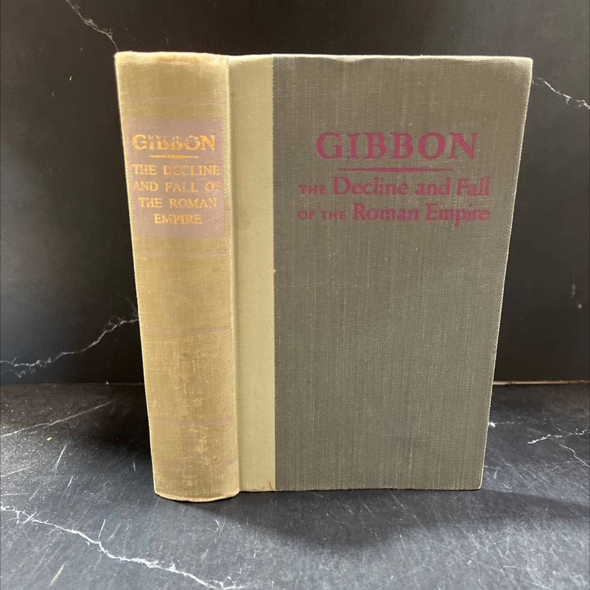 the portable gibbon: the decline and fall of the roman empire book, by edward gibbon, 1952 Hardcover image 1