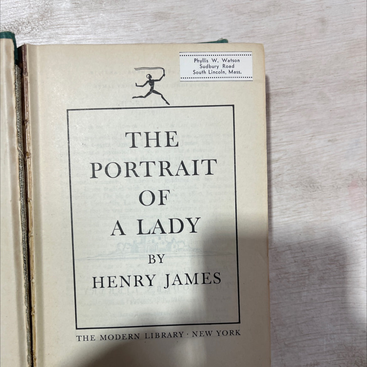 the portrait of a lady book, by henry james, 1909 Hardcover, Vintage image 2