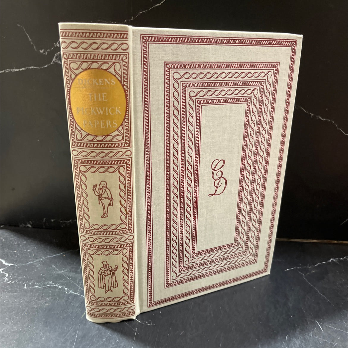 the posthumous papers of the pickwick club book, by charles dickens, 1938 Hardcover image 1