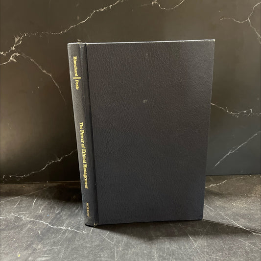the power of ethical management book, by Kenneth Blanchard, Norman Vincent Peale, 1988 Hardcover image 1