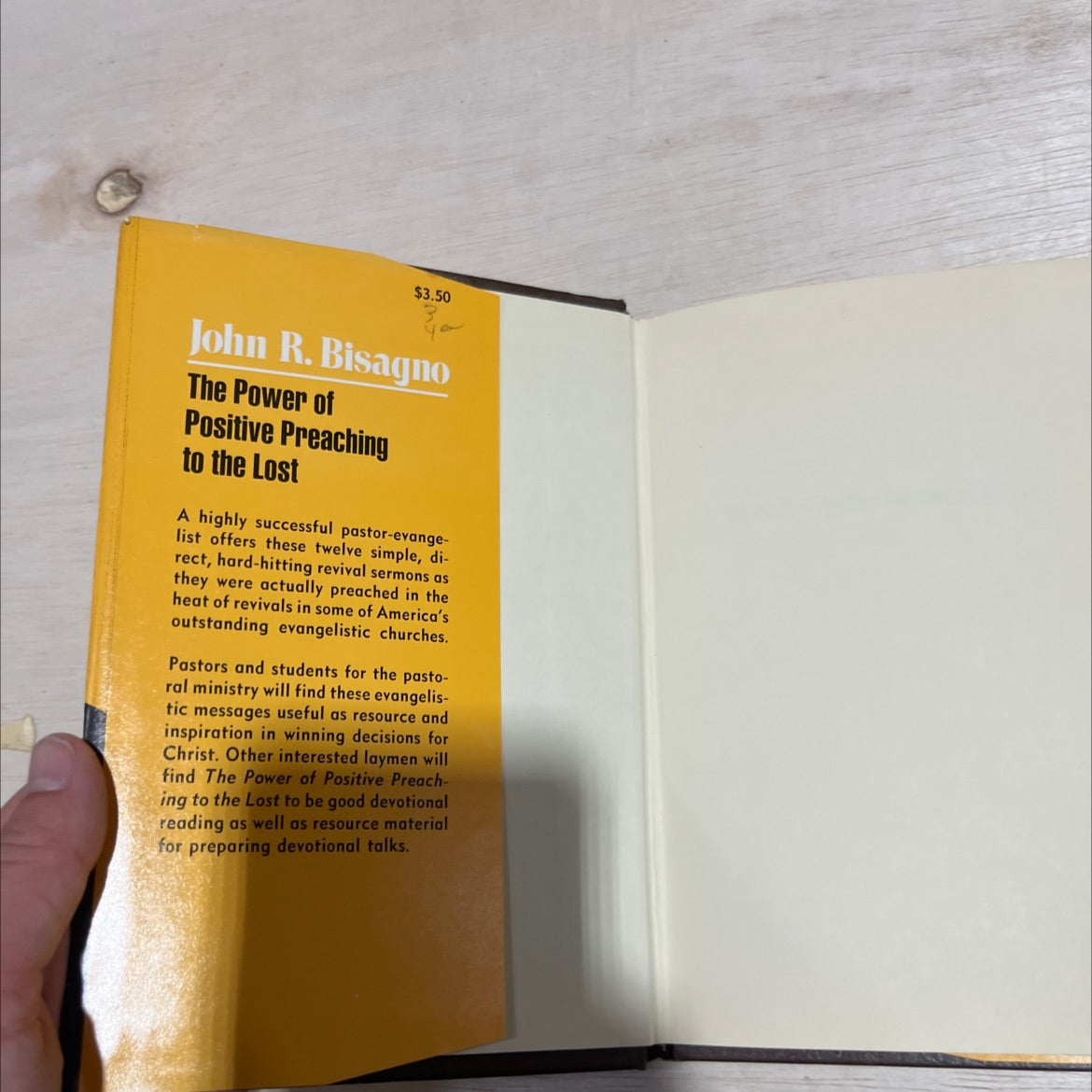 the power of positive preaching to the lost book, by John R. Bisagno, 1972 Hardcover image 4