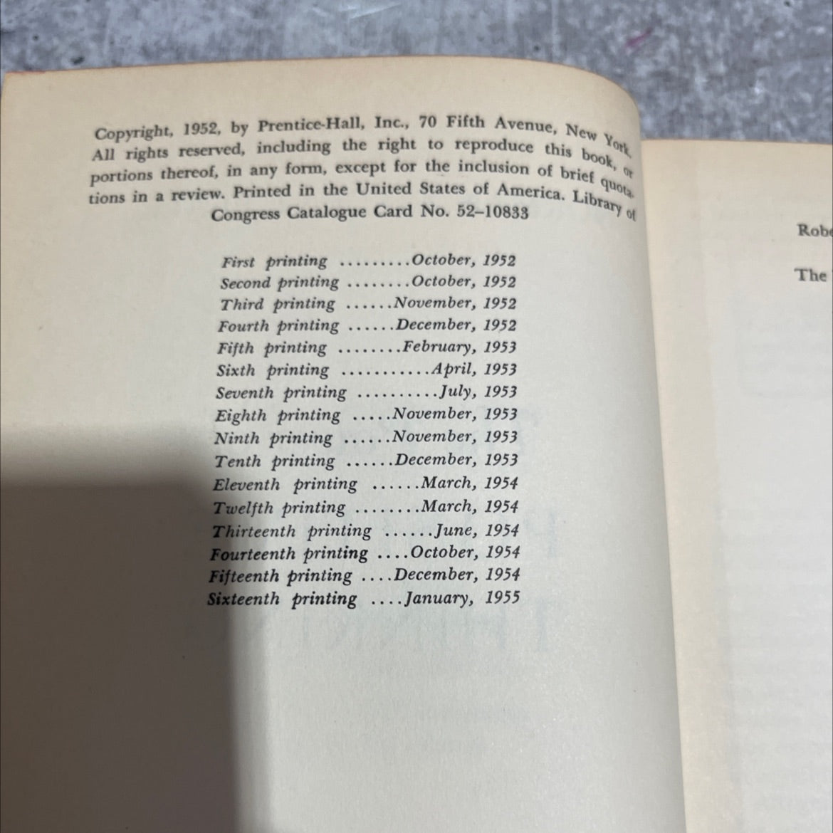 the power of positive thinking book, by norman vincent peale, 1954 Hardcover image 3