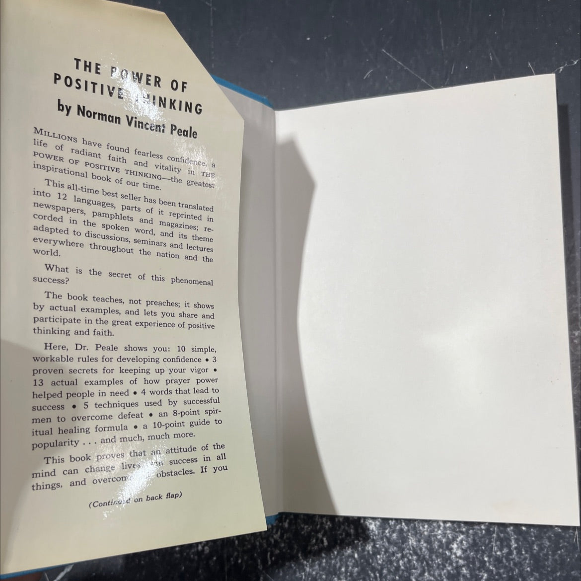 the power of positive thinking book, by norman vincent peale, 1956 Hardcover image 4