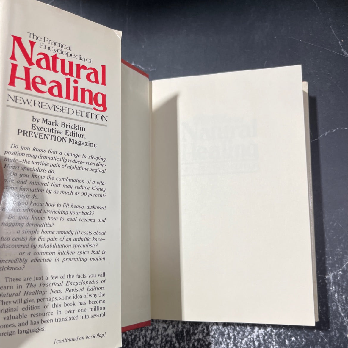 the practical encyclopedia of natural healing book, by mark bricklin, 1983 Hardcover image 4
