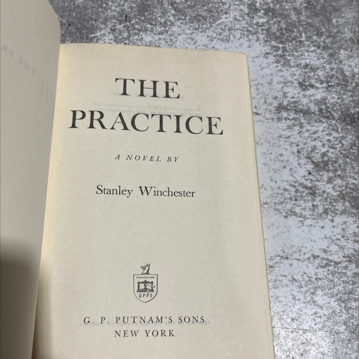 the practice book, by Stanley Winchester, 1967 Hardcover image 2