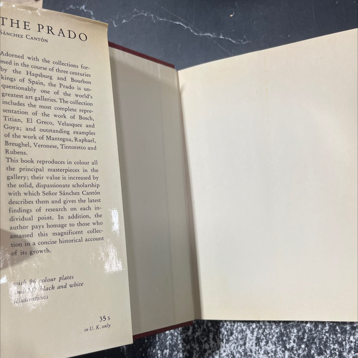 the prado book, by f. j. sanchez canton, 1966 Hardcover image 4