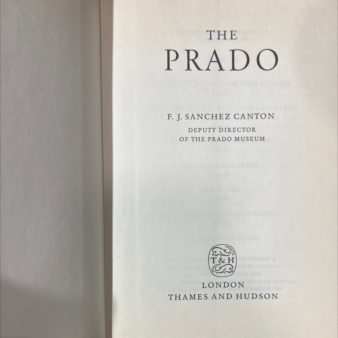 the prado book, by f. j. sanchez canton, 1966 Hardcover image 2