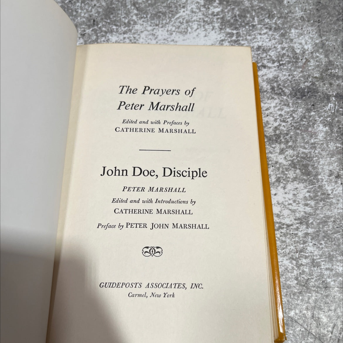 the prayers of peter marshall book, by catherine marshall, 1954 Hardcover image 2