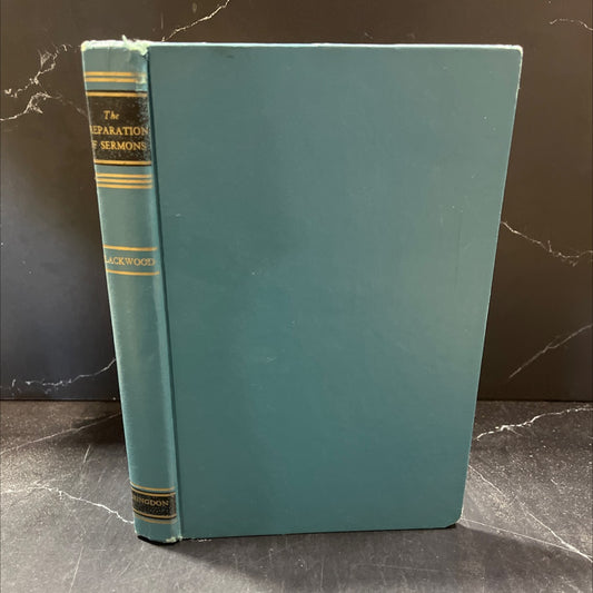 the preparation of sermons book, by andrew watterson blackwood, 1948 Hardcover image 1