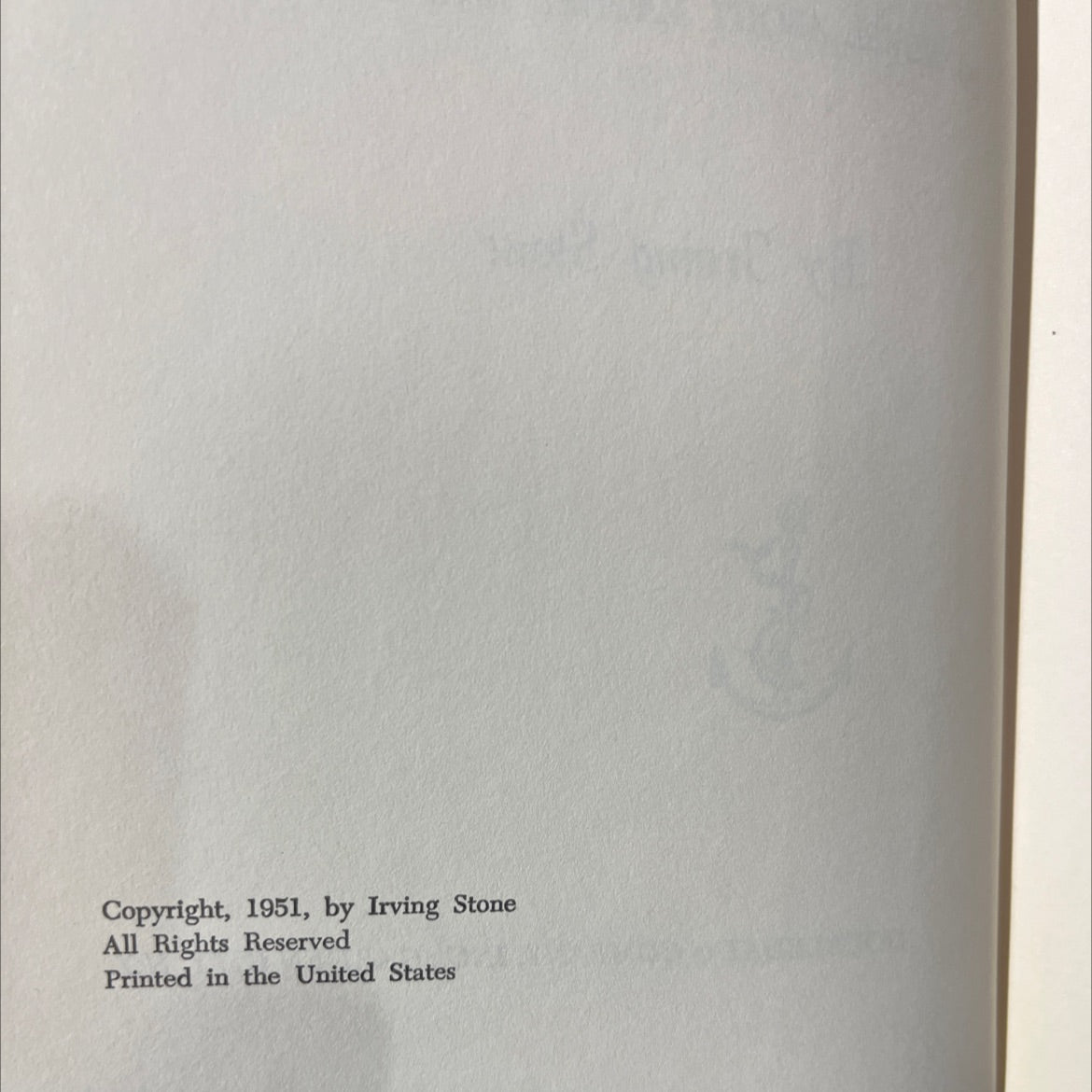 the president's lady a novel about rachel and andrew jackson book, by irving stone, 1951 Hardcover image 3