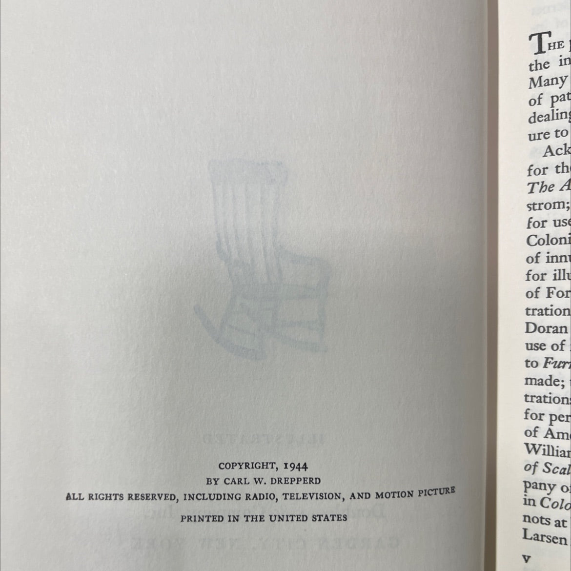 the primer of american antiques book, by carl w. drepperd, 1944 Hardcover image 3