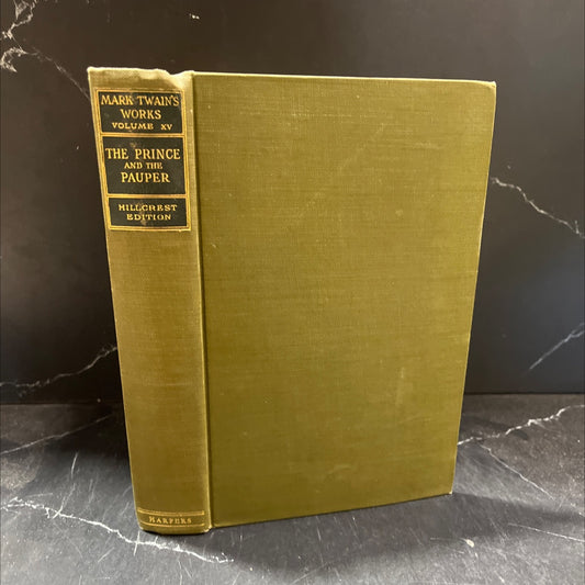 the prince and the pauper a tale for young people of all ages book, by mark twain, 1906 Hardcover image 1