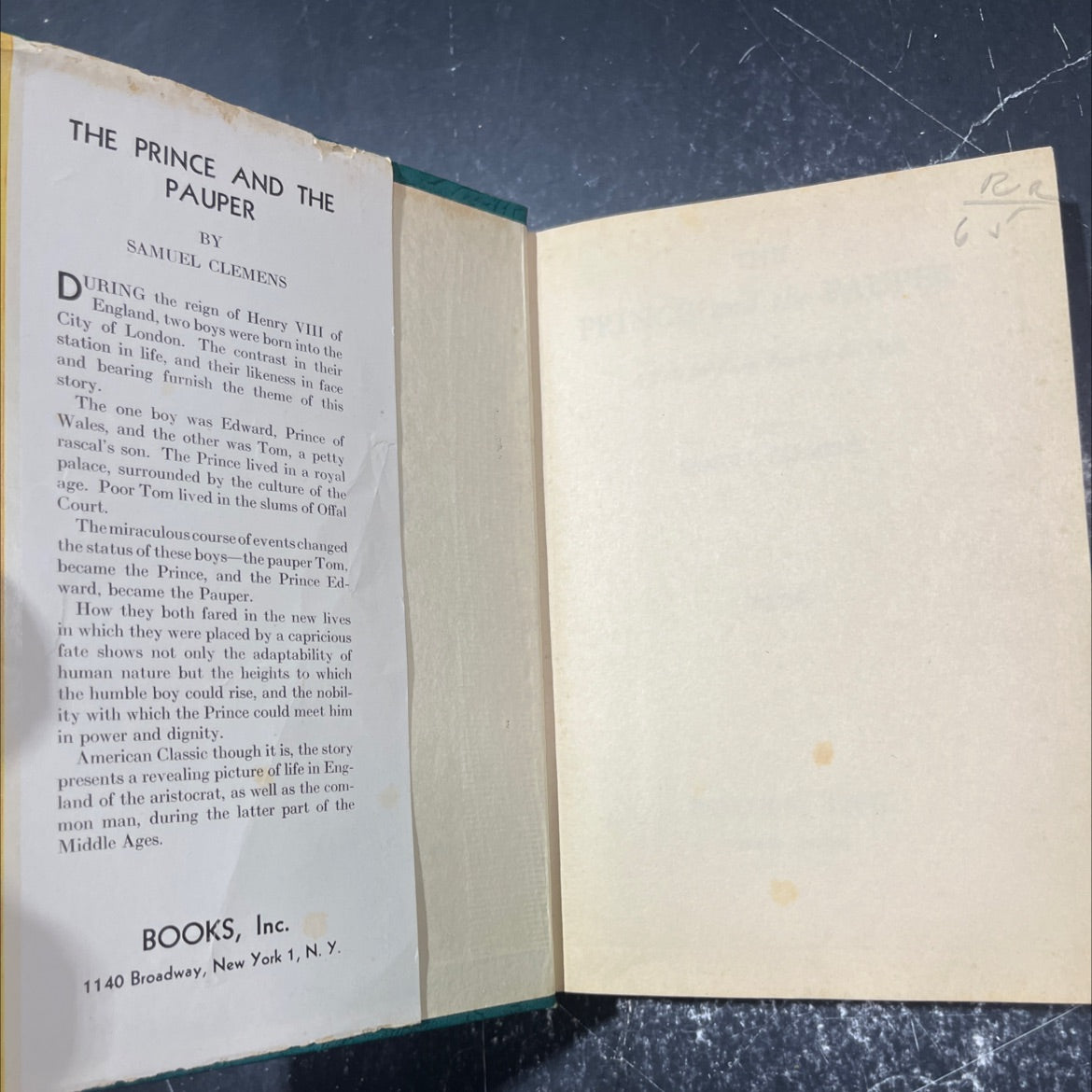 the prince and the pauper book, by samuel clemens, 1970 Hardcover image 4