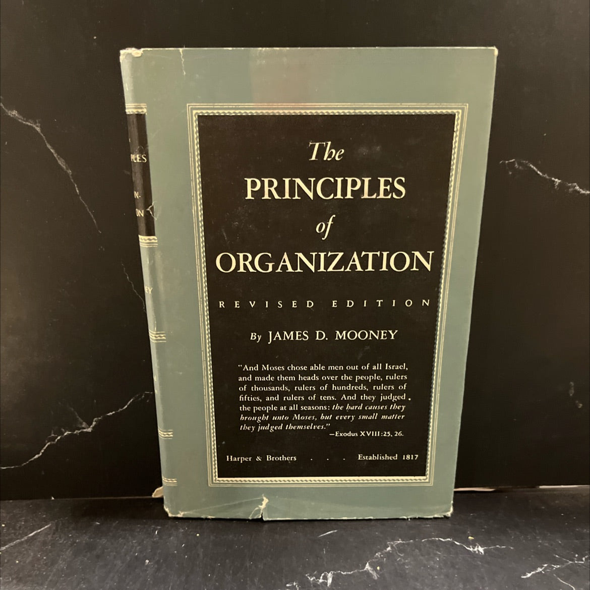 the principles of organization book, by james d. mooney, 1947 Hardcover image 1