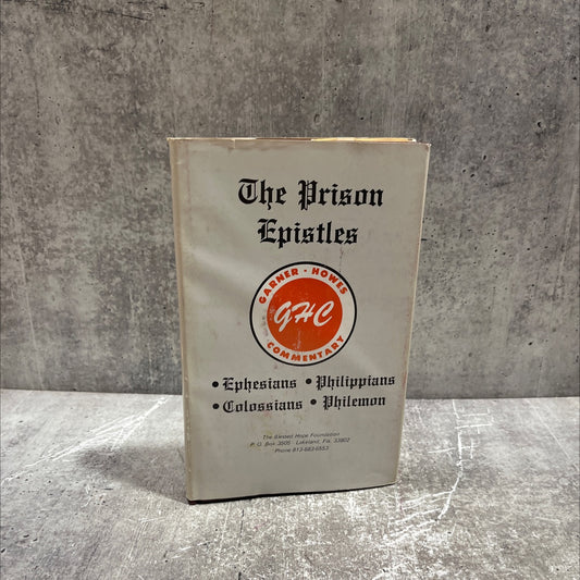 the prison epistles • (verse by verse) ephesians • philippians • colossians • philemon book, by dr. albert garner, 1977 image 1