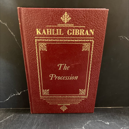the procession book, by khalil gibran, 1958 Leather image 1