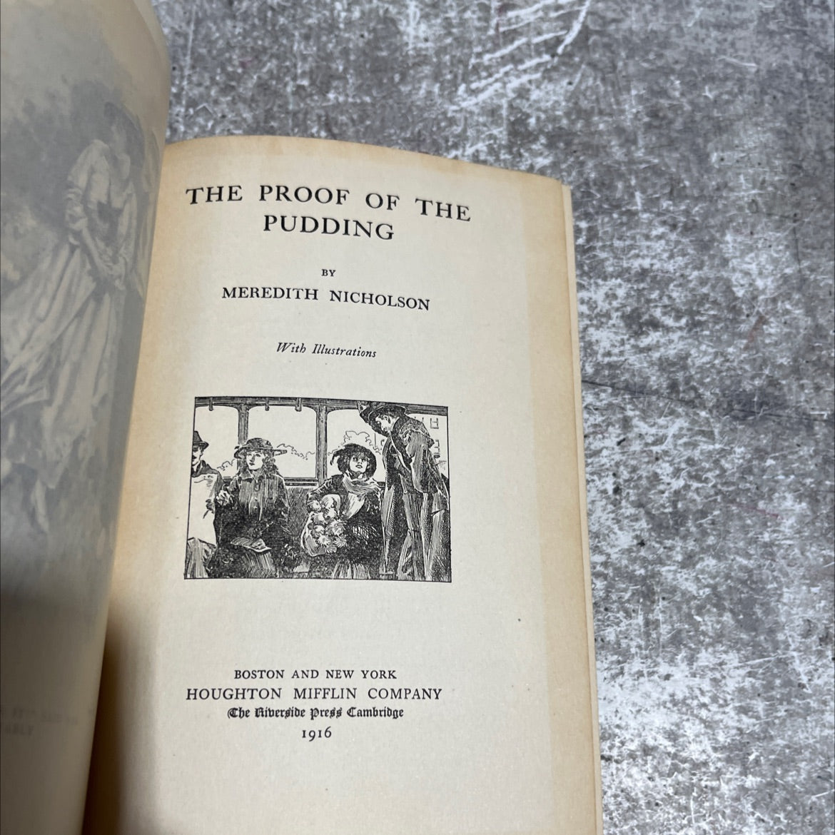 the proof of the pudding book, by meredith nicholson, 1916 Hardcover image 2