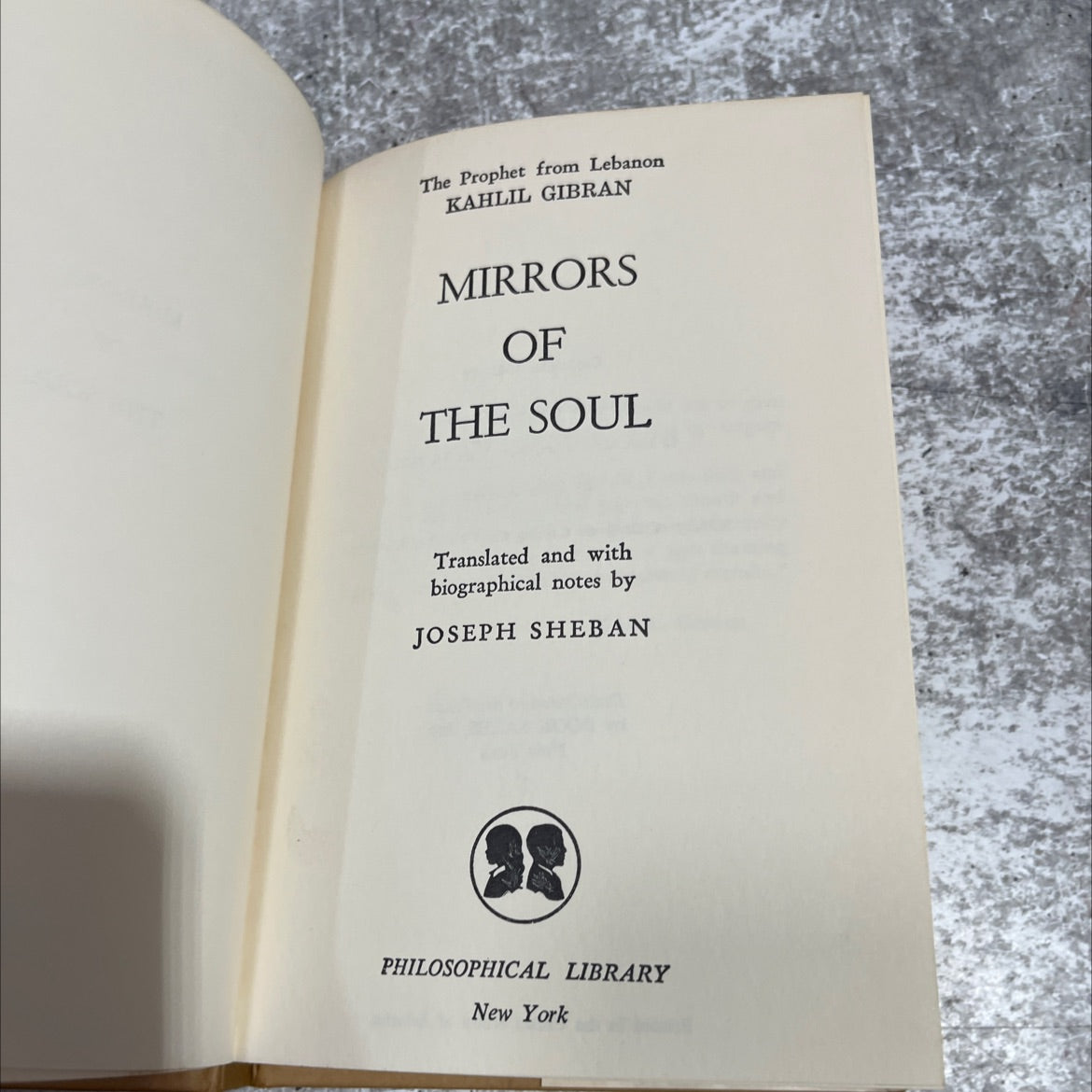 the prophet from lebanon book, by kahlil gibran, 1965 Hardcover image 2