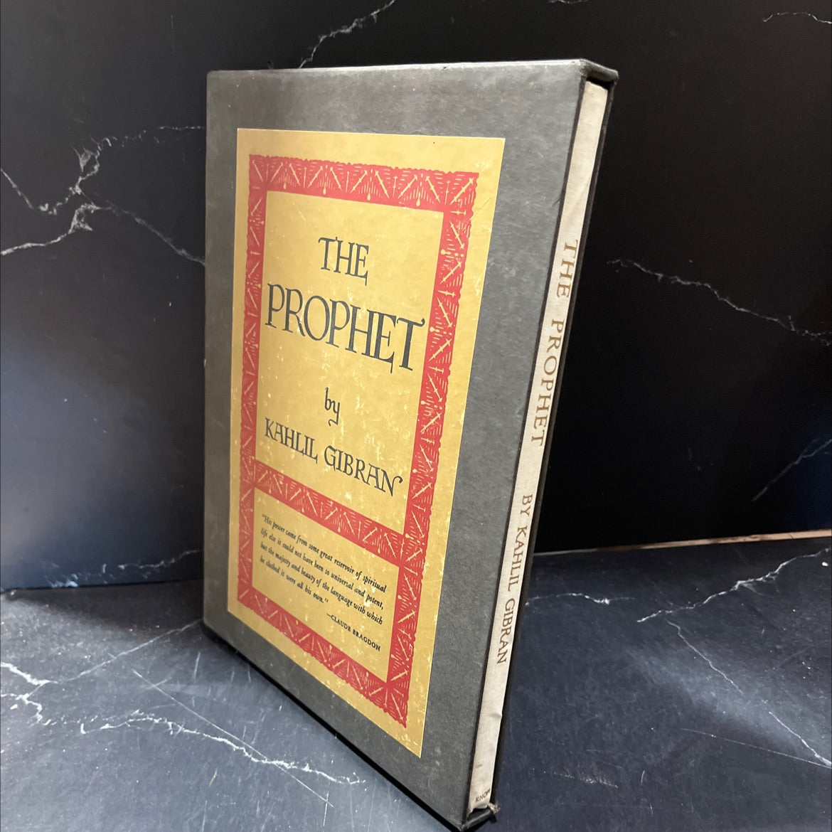 the prophet book, by kahlil gibran, 1983 Hardcover image 4