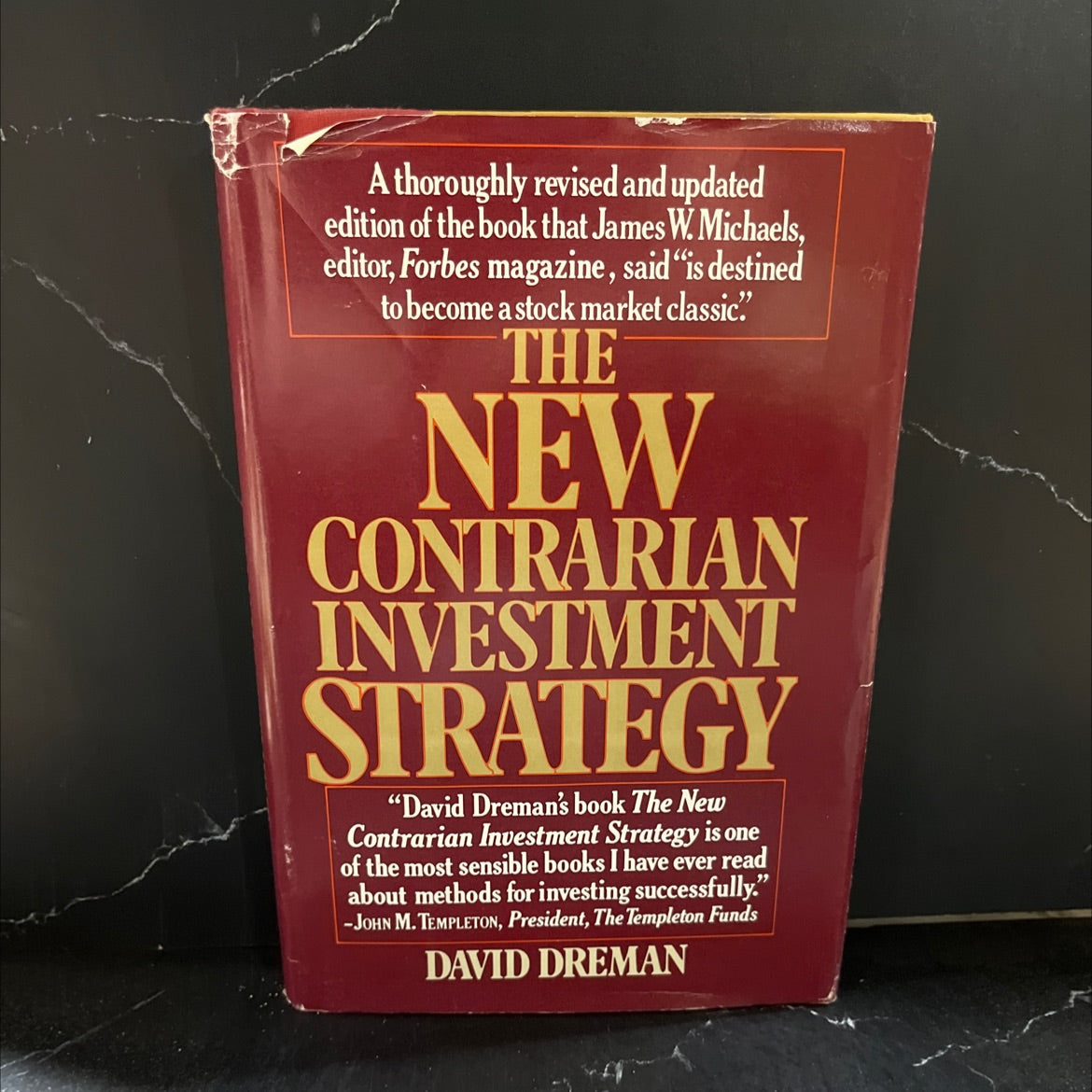 the psychology of stock market the new contrarian investment strategy book, by David Dreman, 1982 Hardcover image 1