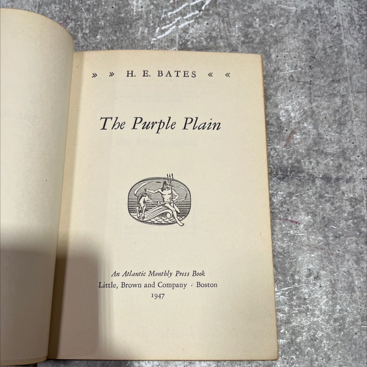 the purple plain book, by H. E. Bates, 1947 Hardcover image 2