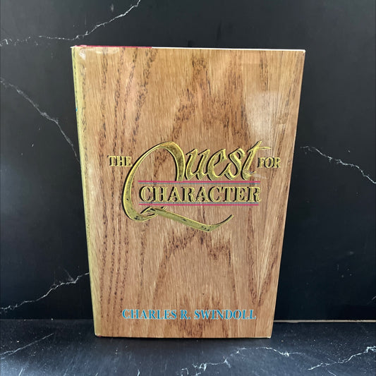 the quest for character book, by charles r. swindoll, 1987 Hardcover image 1
