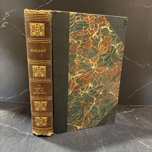 the quest of the absolute and other stories book, by honoré de balzac, 1970 Leather image 1