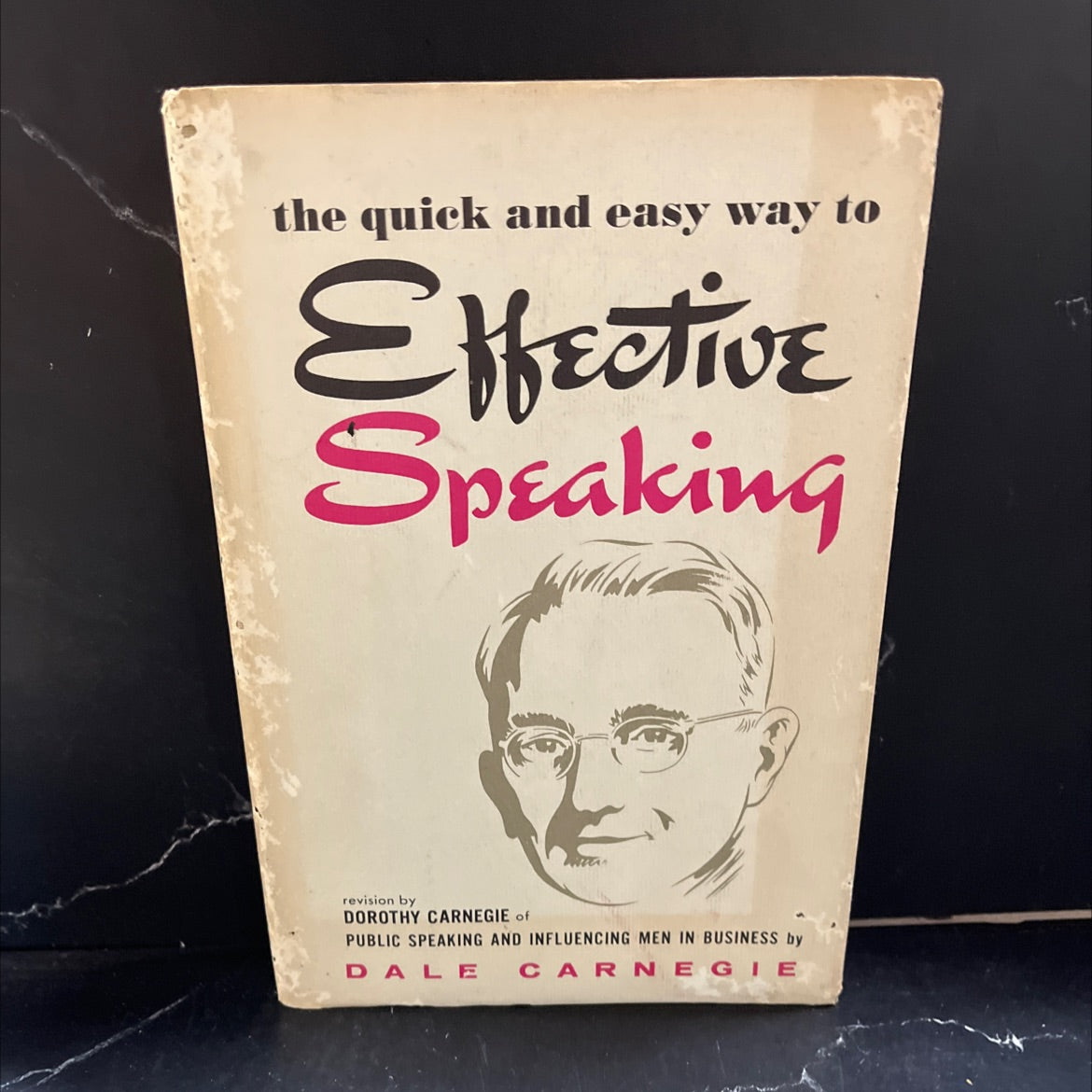 the quick and easy way to effective speaking book, by dorothy carnegie, 1966 Hardcover image 1