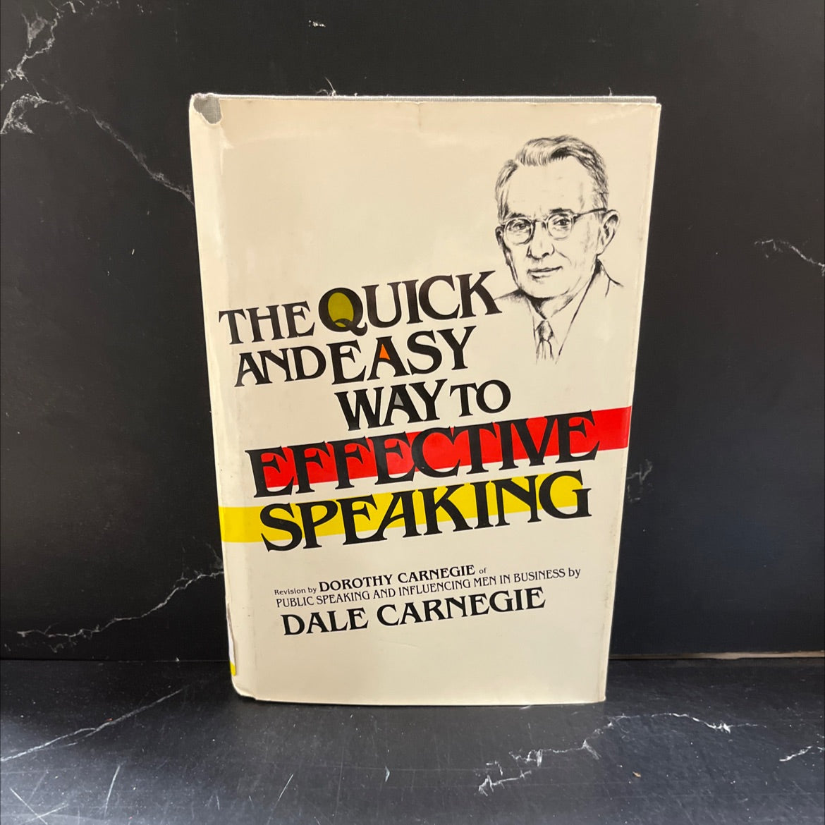 the quick and easy way to effective speaking book, by dorothy carnegie, 1985 Hardcover image 1