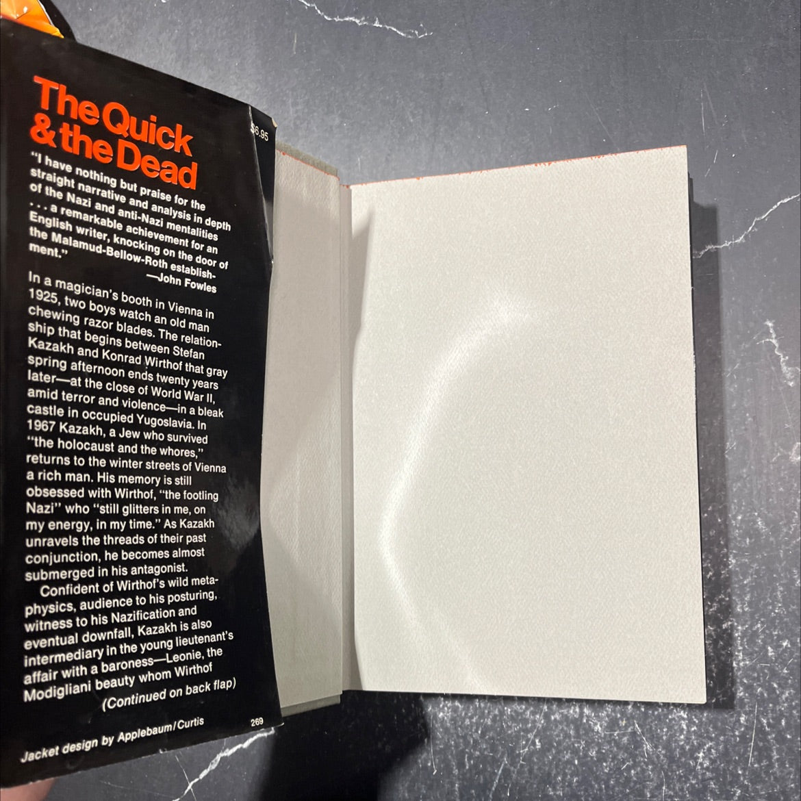 the quick and the dead book, by thomas wiseman, 1969 Hardcover image 4