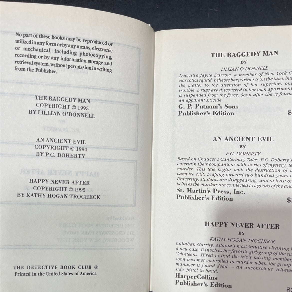 the raggedy man book, by lillian o'donnell, 1995 Hardcover image 3