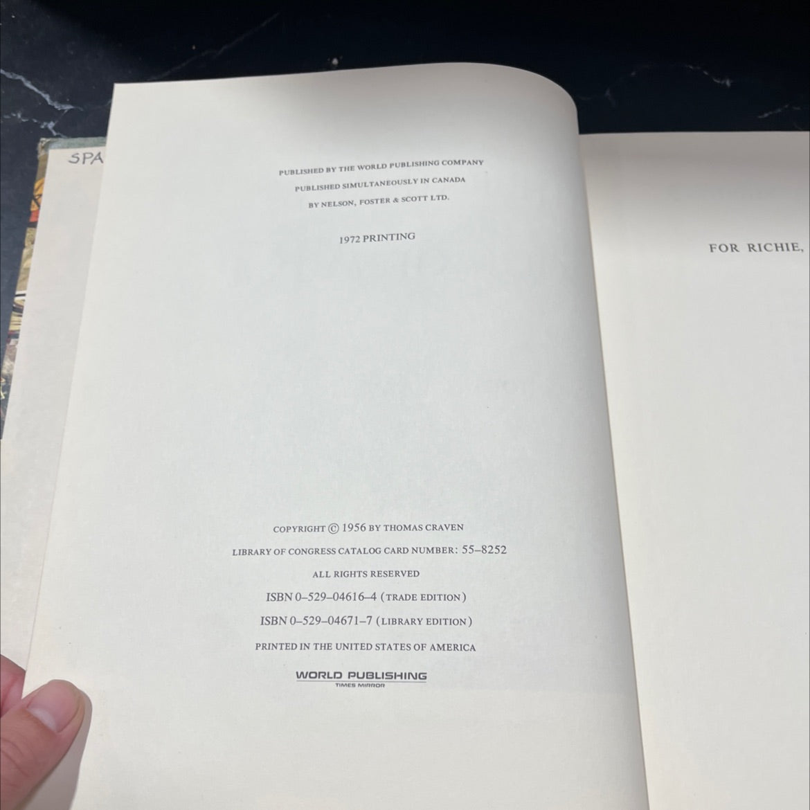 the rainbow book of art book, by Thomas Craven, 1972 Hardcover image 3