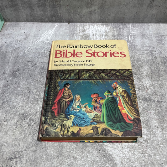 the rainbow book of bible stories book, by j. harold gwynne, d.d., 1970 Hardcover image 1