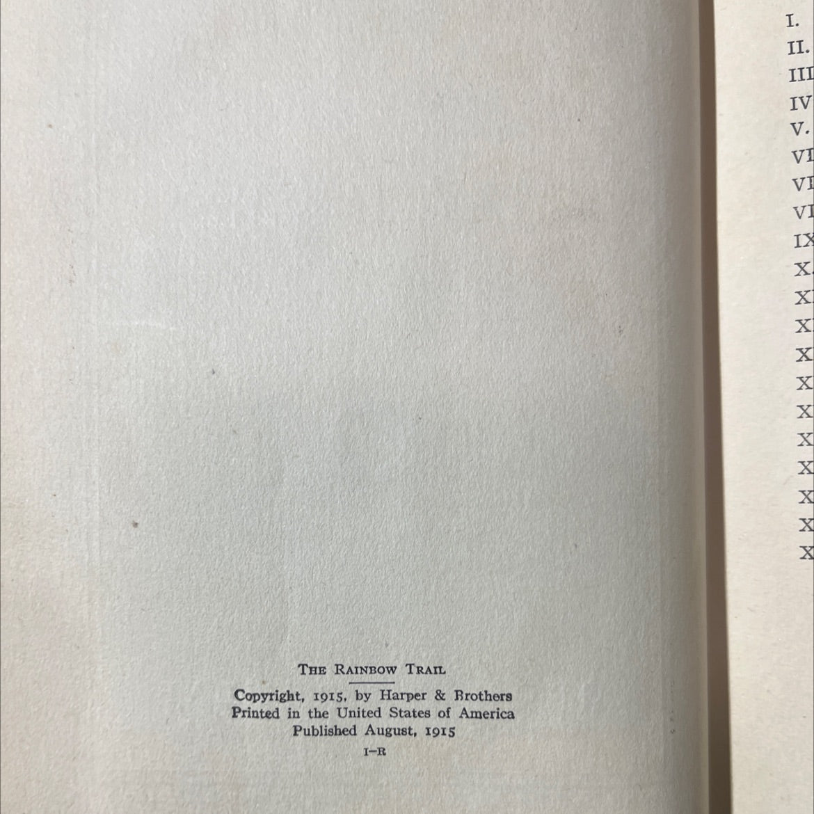 the rainbow trail book, by zane grey, 1915 Hardcover image 3