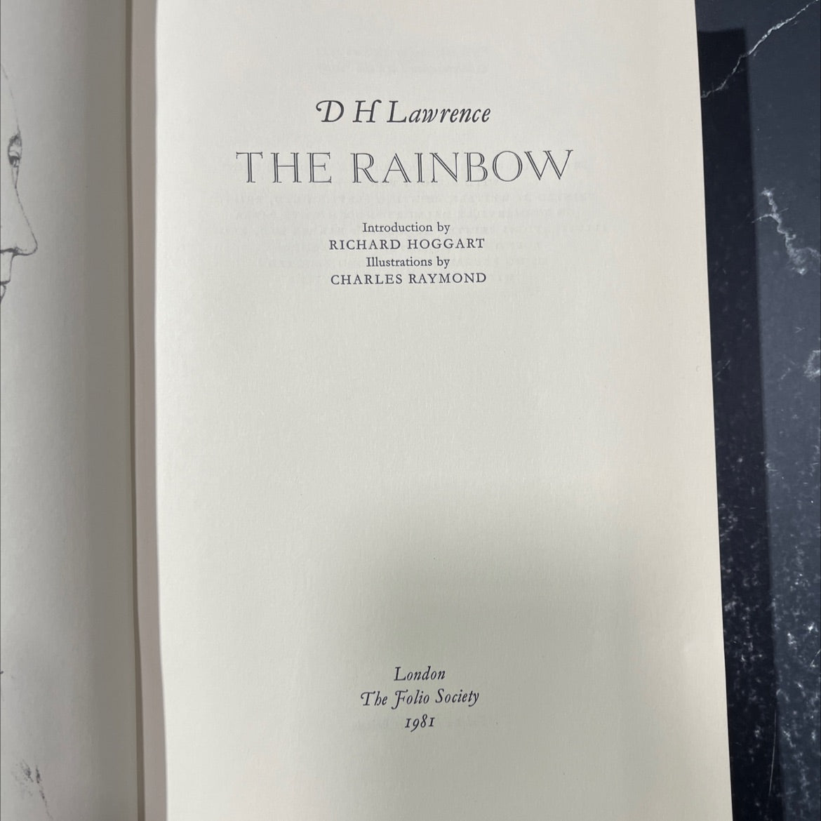 the rainbow book, by dh lawrence, 1981 Hardcover image 2
