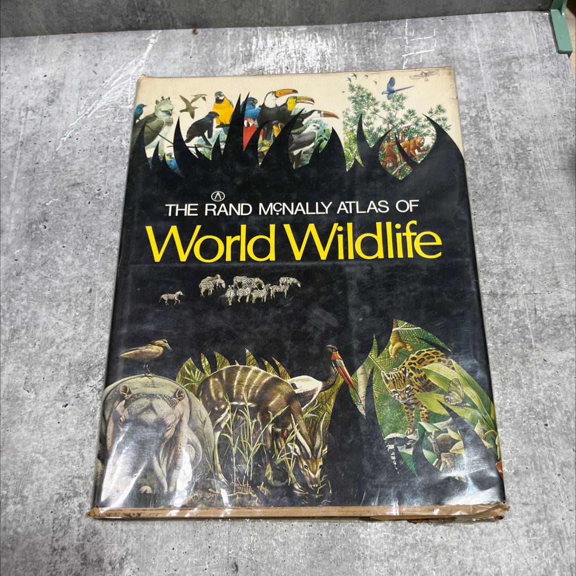 the rand mcnally atlas of world wildlife book, by sir julian huxley, 1973 Hardcover image 1