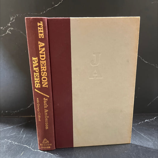 the random house new york anderson papers book, by Jack Anderson, 1973 Hardcover image 1
