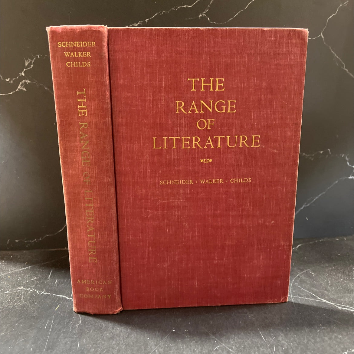 the range of literature an introduction to prose and verse book, by elisabeth w. schneider, albert l. walker, herbert image 1