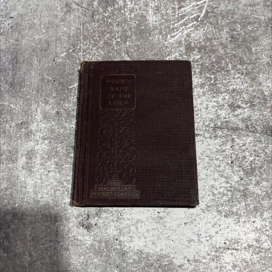 the rape of the lock and other poems of alexander pope book, by alexander pope, 1927 Hardcover image 1