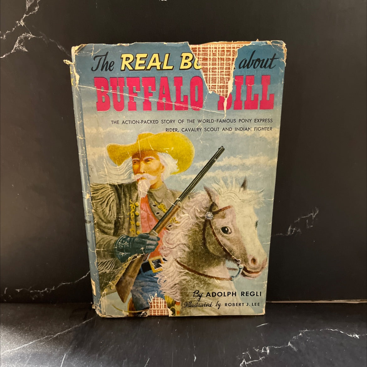 the real book about buffalo bill book, by adolph regli, 1952 Hardcover image 1
