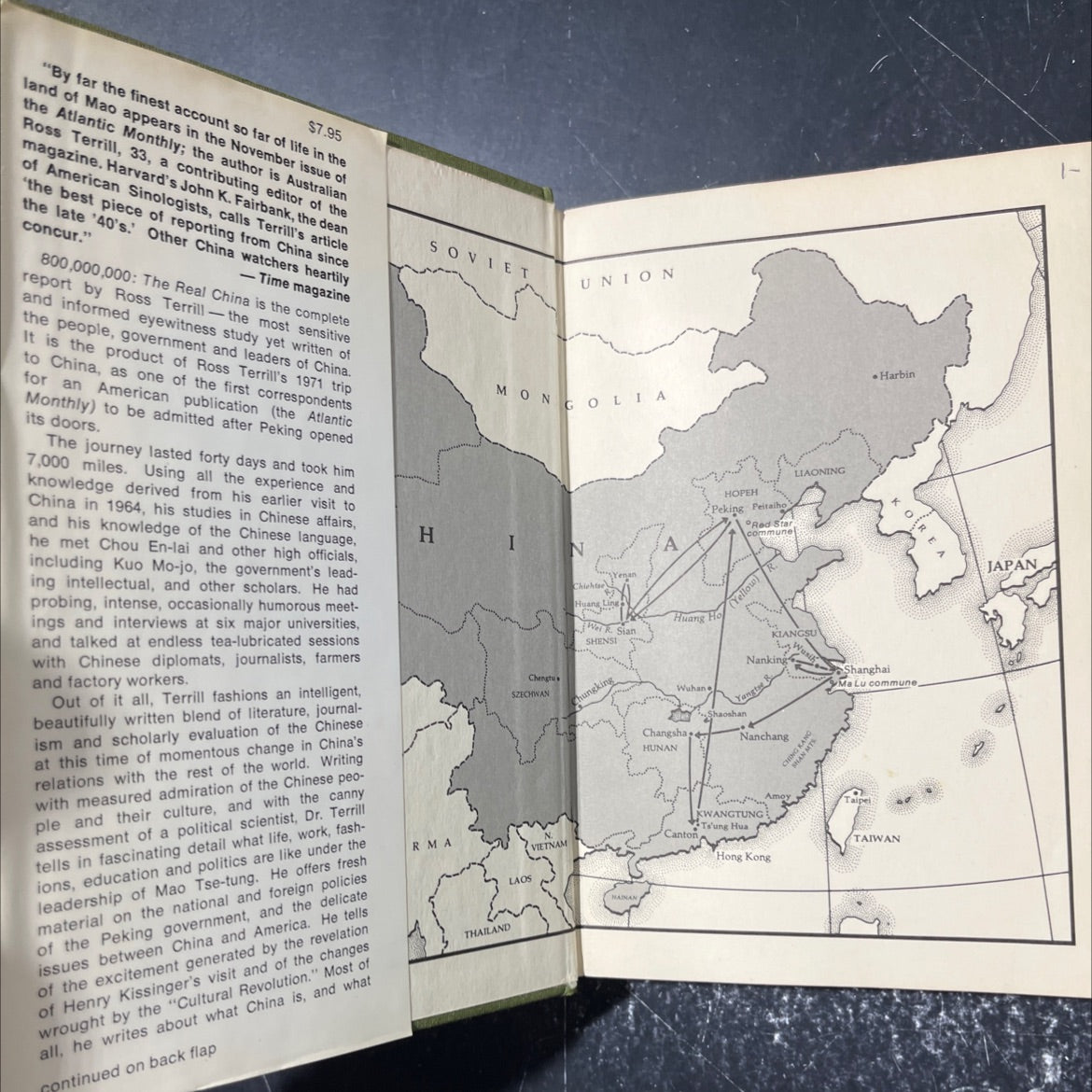 the real china book, by ross terrill, 1972 Hardcover image 4