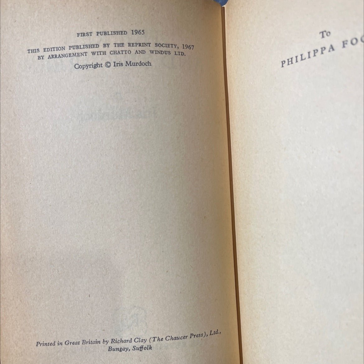 the red and the green book, by Iris Murdoch, 1967 Hardcover image 3