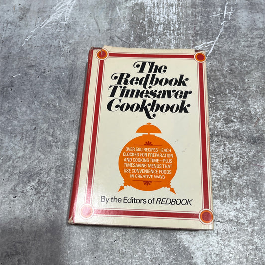 the redbook timesaver cookbook book, by editors of redbook, 1972 Hardcover image 1