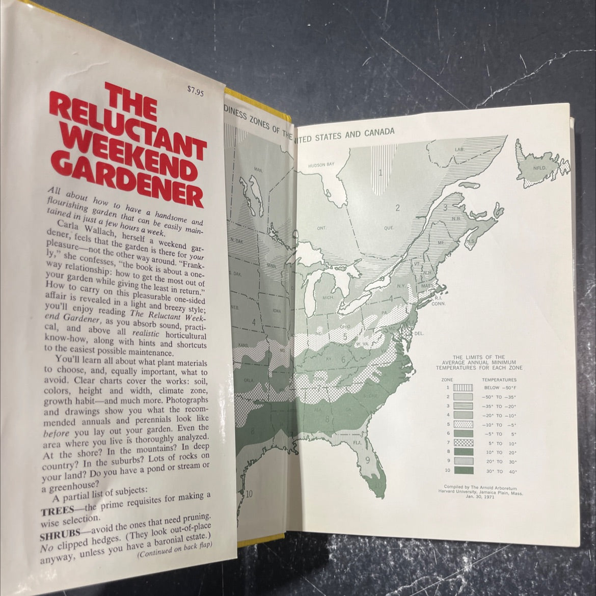 the reluctant weekend gardener book, by carla wallach, 1973 Hardcover image 4