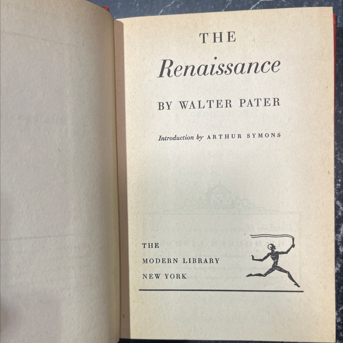 the renaissance book, by walter pater, 1970 Hardcover image 2