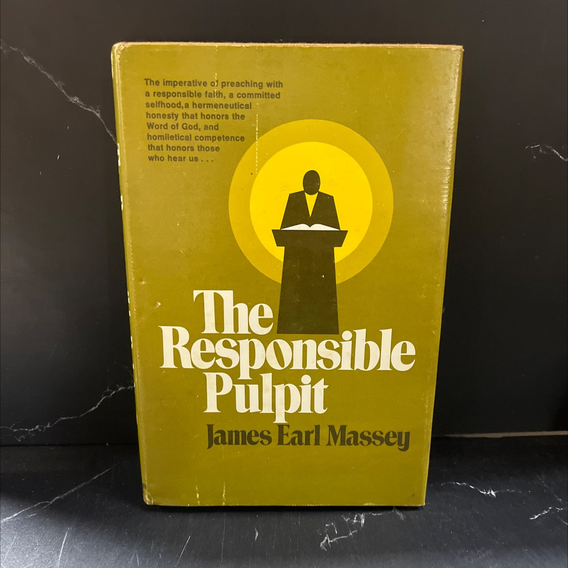 the responsible pulpit book, by james earl massey, 1974 Hardcover image 1