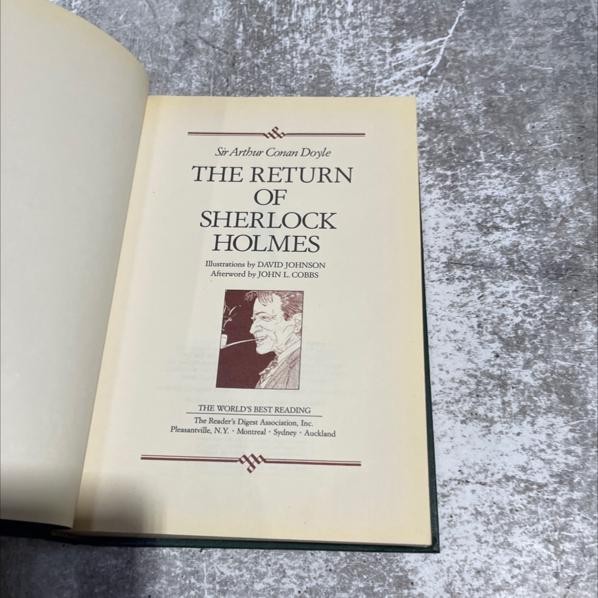 the return of sherlock holmes book, by sir arthur conan doyle, 1991 Hardcover image 2